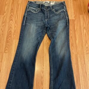 ARIAT COUNTRY GIRL REAL ENTWINED BOOT CUT JEANS 33R/38X32